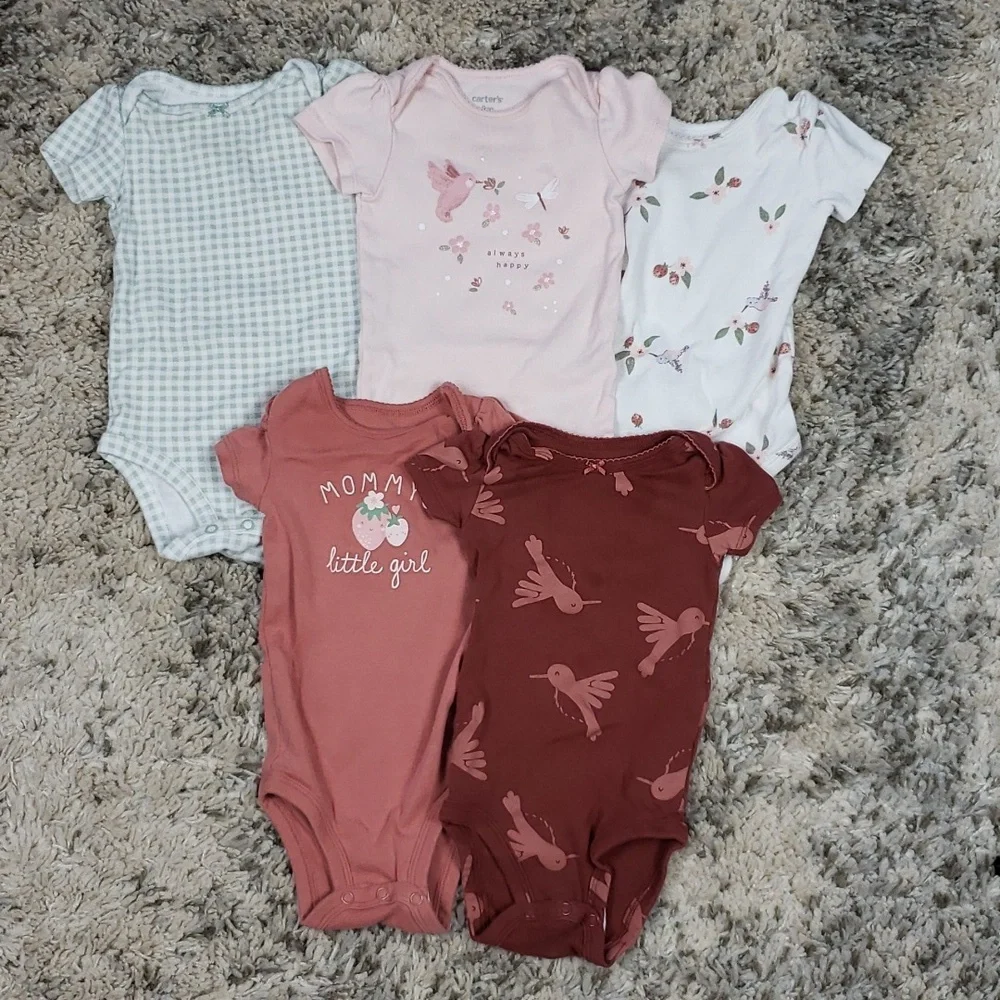 Carter's Baby Girl Bodysuit Bundle